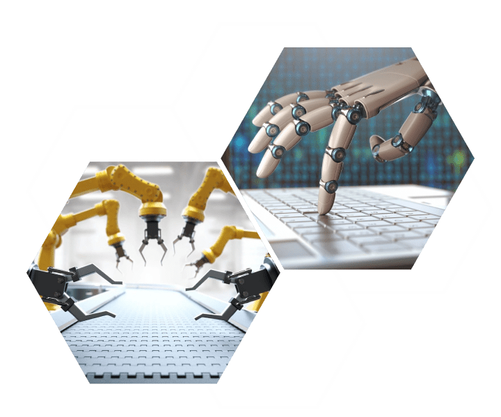 Robotics and AI concept illustration